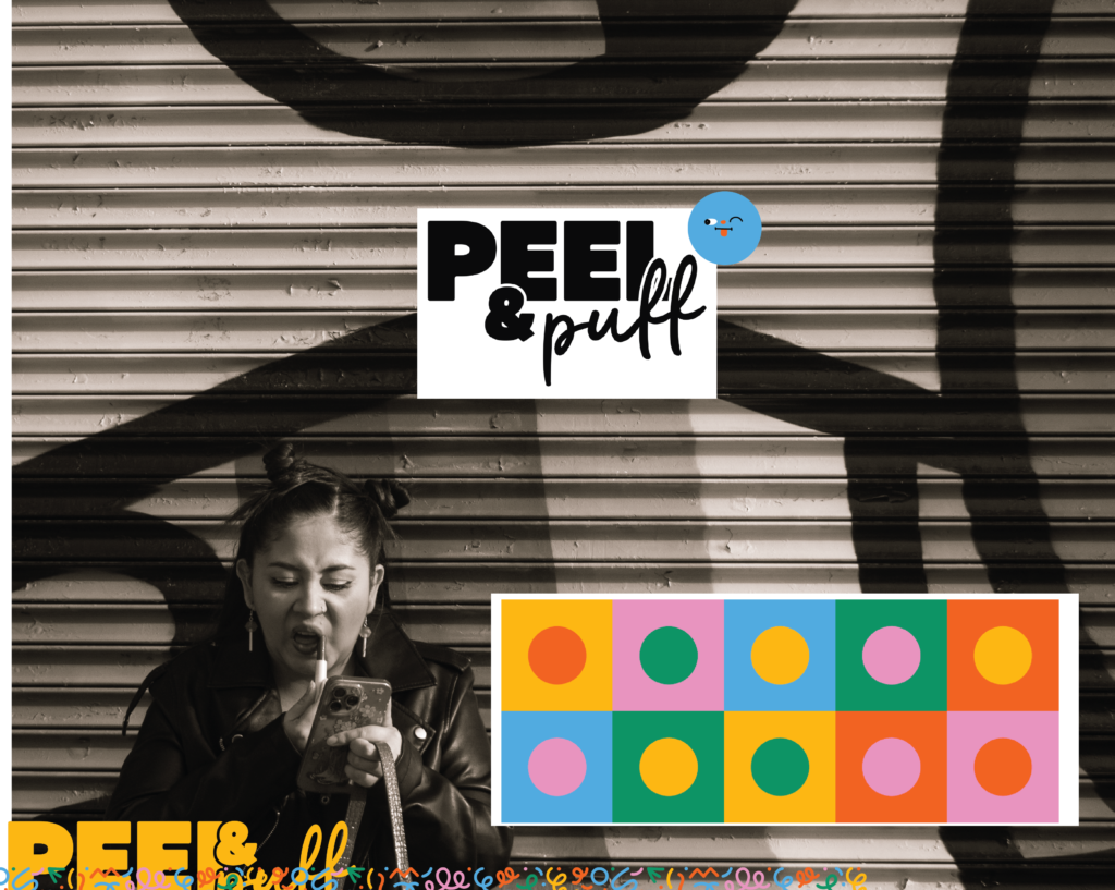 PEEL&Puff Banner